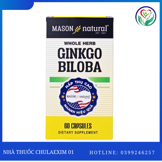 MASON GINKGO BILOBA CAPSULES 60V