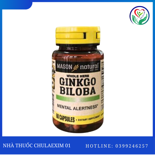 MASON GINKGO BILOBA CAPSULES 60V