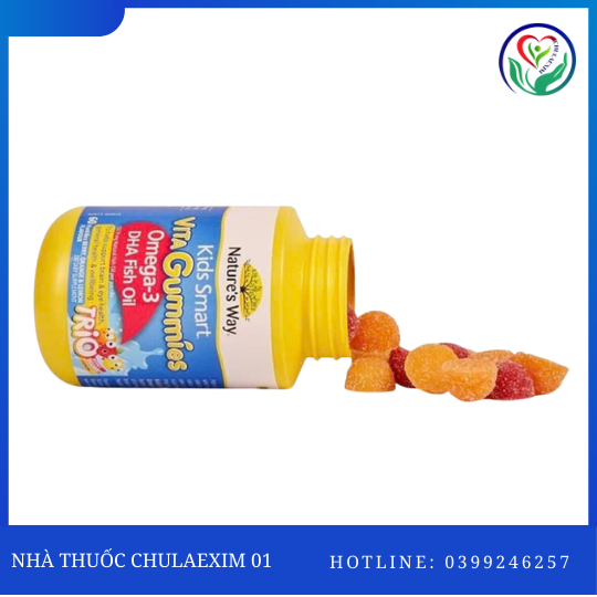 NATURE'S WAY KIDS SMART VITA GUMMIES OMEGA-3 DHA FISH OIL