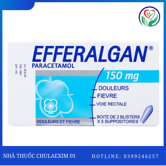 EFFERALGAN SUPPO 150MG