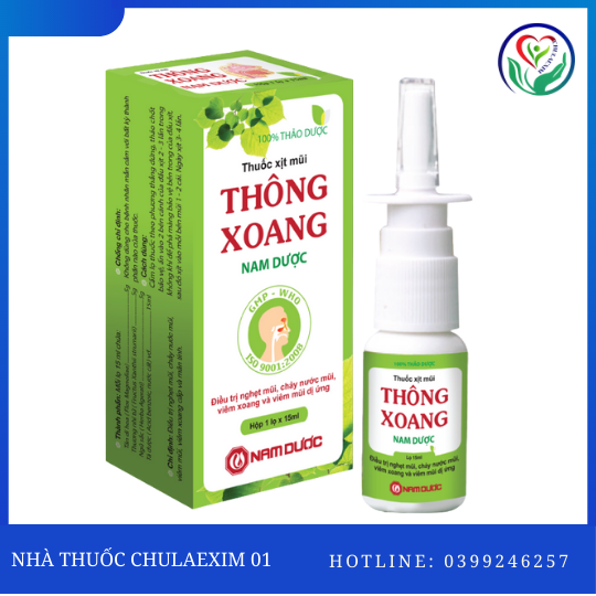 THÔNG XOANG TÁN (XỊT MŨI)