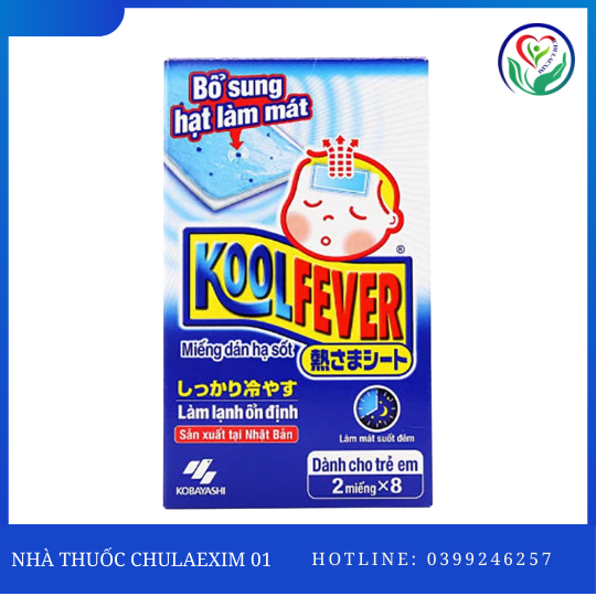 MIẾNG DÁN HẠ SỐT KOOLFEVER KOBAYASHI (HỘP/8 GÓI)