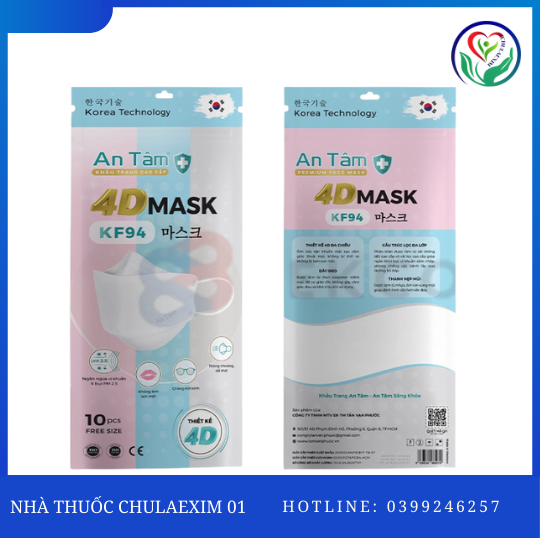 KHẨU TRANG AN TÂM 4D KF94
