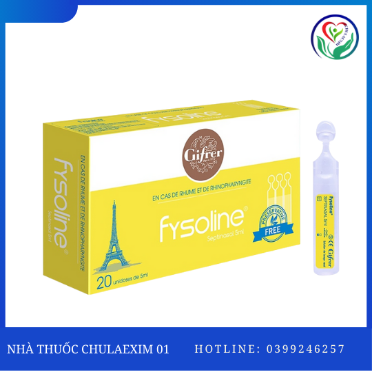 FYSOLINE SEPTINASAL (HỘP 20 ỐNG)