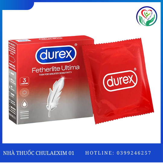 DUREX-BCS FETHERLITE ULTIMA (HỘP 3 CÁI)