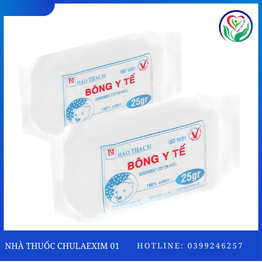 BÔNG Y TẾ 25 GRAM BẢO THẠCH