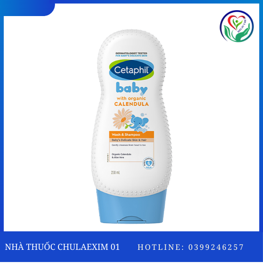 SỮA TẮM GỘI TOÀN THÂN CETAPHIL 2IN1 ORGANIC CALENDULA