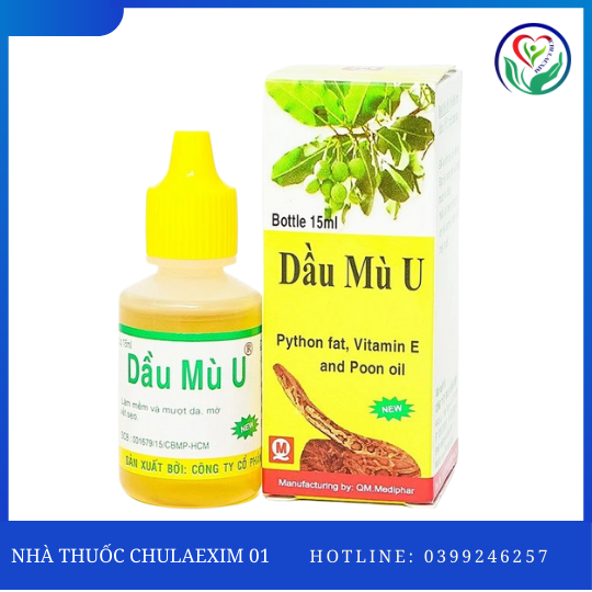 DẦU MÙ U CHAI 15 ML