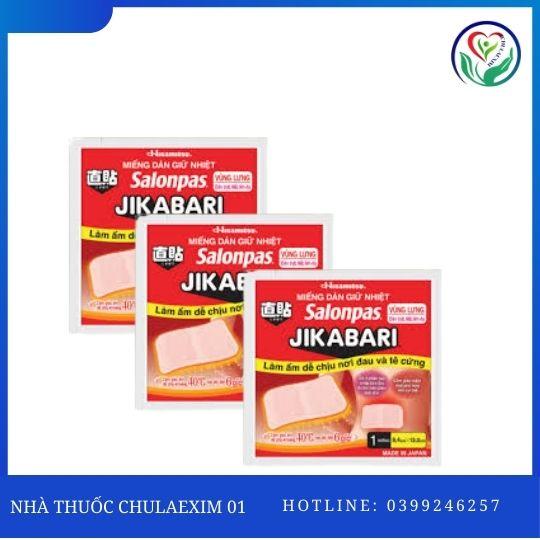 SALONPAS JIKABARI - MIẾNG DÁN GIỮ NHIỆT (H/8 MIẾNG)