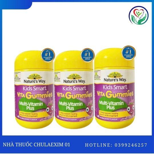 KIDSMART VITAGUMMIES MULTI- VITAMIN PLUS (HỘP 60V)
