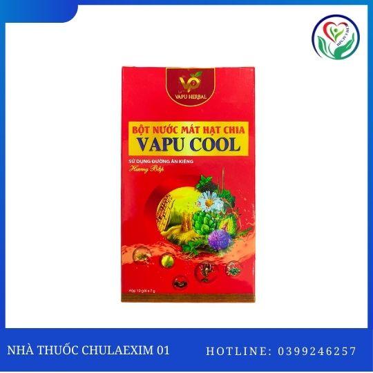 BỘT NƯỚC MÁT HẠT CHIA VAPU COOL (HỘP 10 GÓI x 7G)