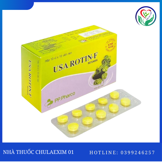 USA ROTIN-F ( HỘP 10 VỈ X 10 VIÊN NÉN)