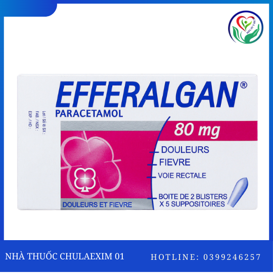 EFFERALGAN SUPPO 80MG