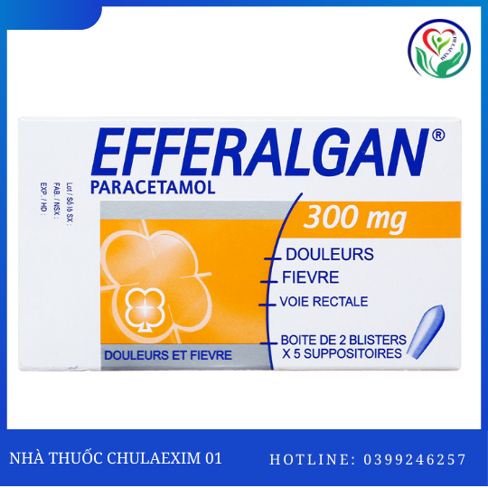 EFFERALGAN SUPPO 300MG
