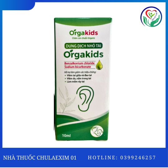 DUNG DỊCH NHỎ TAI ORGAKIDS BIO USA