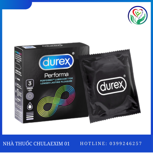 DUREX-BCS PERFORMA (HỘP 3 CÁI)