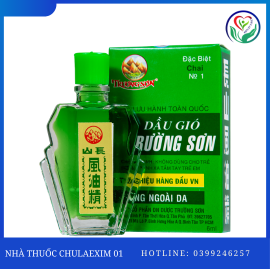DẦU GIÓ TRƯỜNG SƠN (HỘP 12 LỌ X 6ML)
