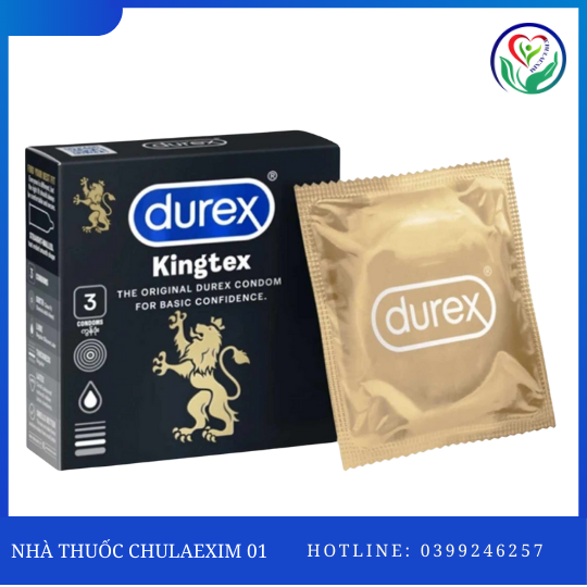 BAO CAO SU DUREX KINGTEX HỘP 3 CÁI RECKITT BENCKISER