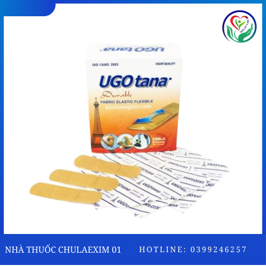 BĂNG DÍNH CÁ NHÂN Y TẾ UGOTANA HỘP 102 MIẾNG