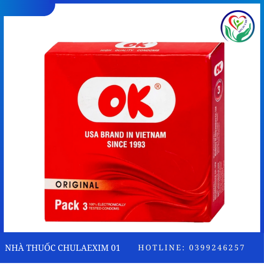 OK ORIGINAL PACK 3- KHÔNG MÙI