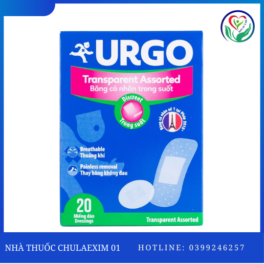 URGO TRANSPARENT (2CM X 7.2CM)