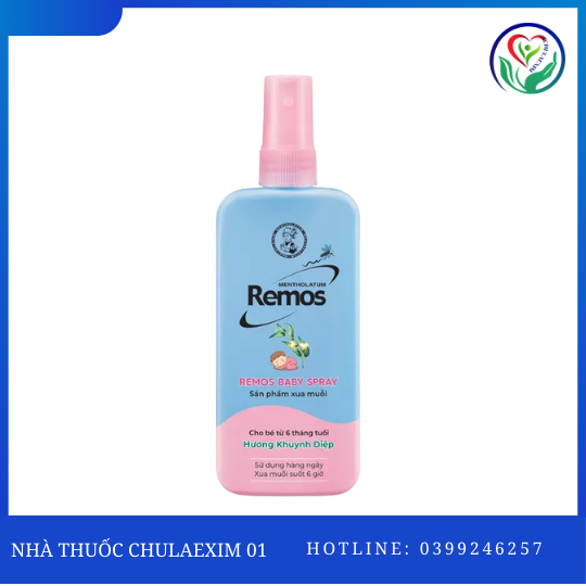 REMOS XỊT HƯƠNG KHUYNH DIỆP BABY SPRAY ROHTO ( CHAI 70ML)