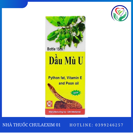 DẦU MÙ U CHAI 15ML