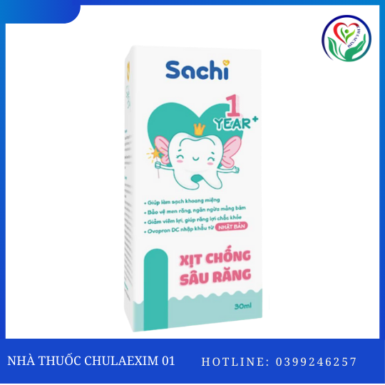 Xịt chống sâu răng Sachi 30ml