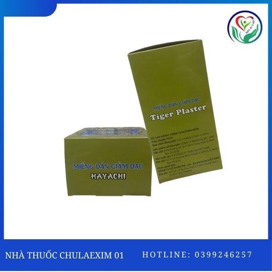 MIẾNG DÁN GIẢM ĐAU TIGER PLASTER (HỘP 20 GÓI X GÓI 5M)