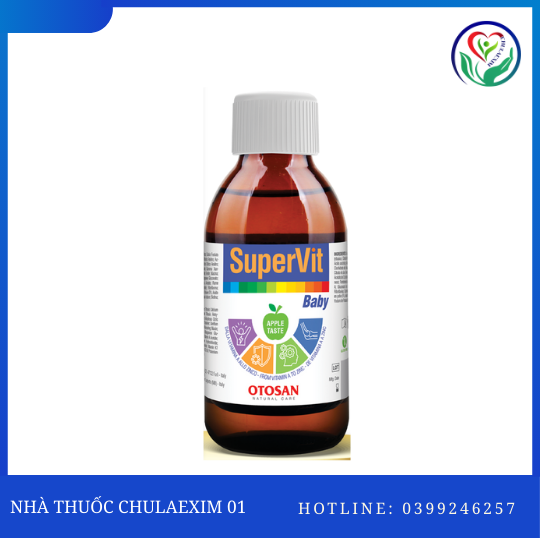 TPBVSK OTOSAN SUPERVIT BABY - HỖ TRỢ BỔ SUNG VITAMIN VÀ TĂNG CƯỜNG SỨC KHỎE ( CHAI 150ML)