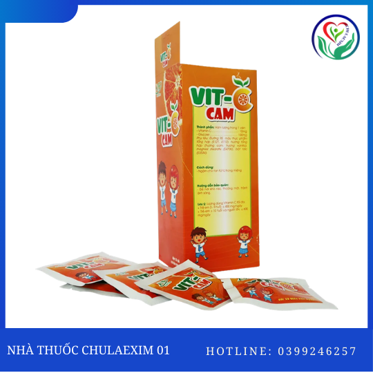 TPBVSK VIT-C CAM (HỘP 35 GÓI X 10 VIÊN) - BỔ SUNG VITAMIN C, TĂNG CƯỜNG ĐỀ KHÁNG